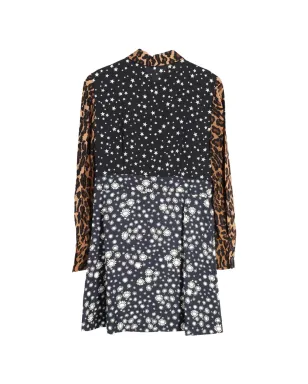 Miu Miu Pre-Owned マルチプリントミニシャツドレス - サムネイル2