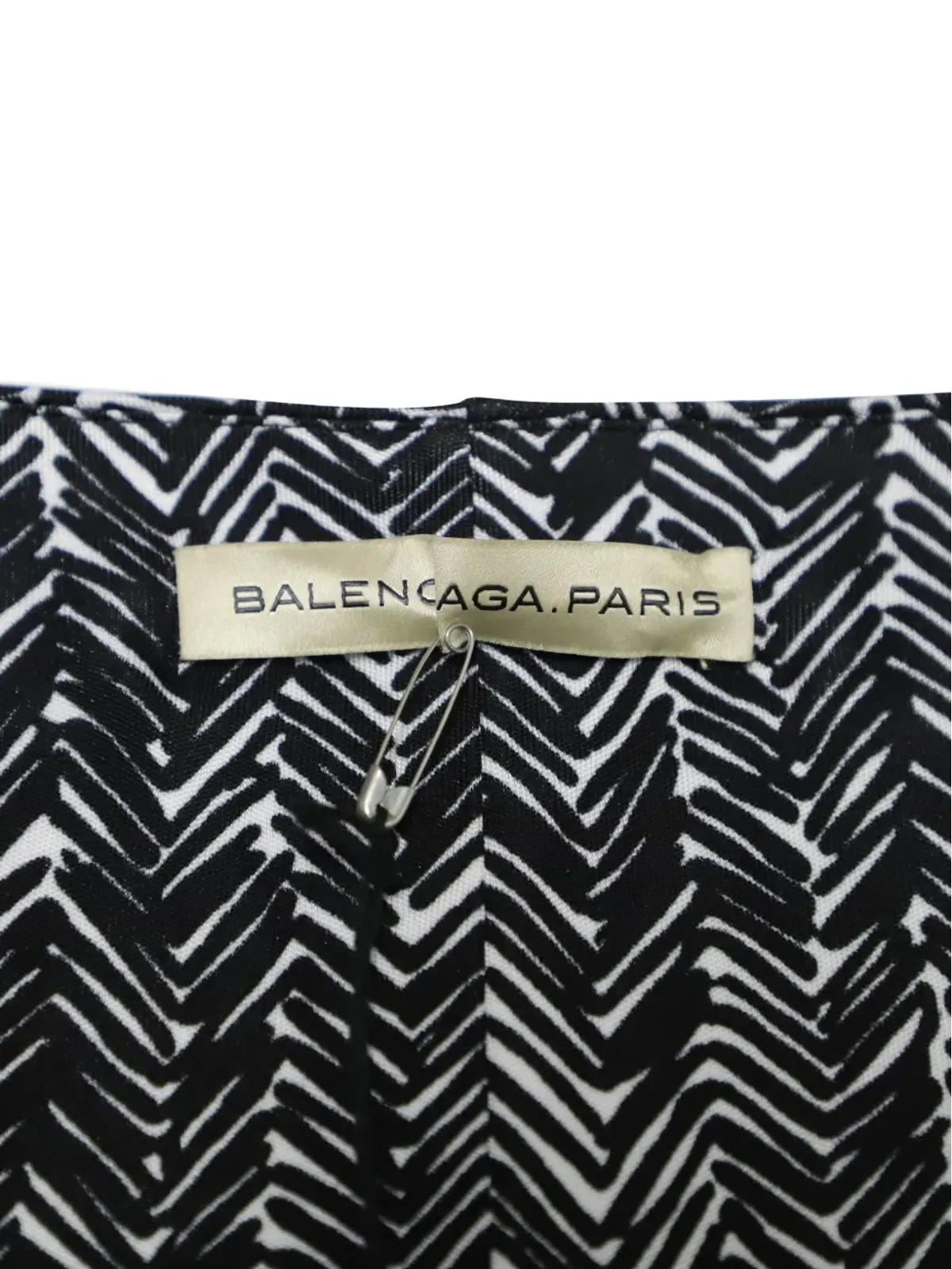 Balenciaga Pre-Owned プリントVネックドレス - レッド - 画像3