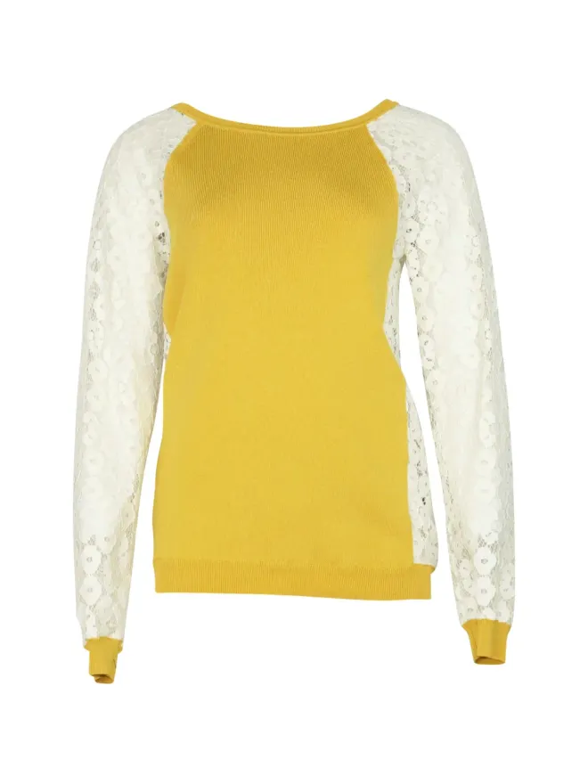 Moschino Pre-Owned Moschino Pre-Owned レース袖セーターの商品画像