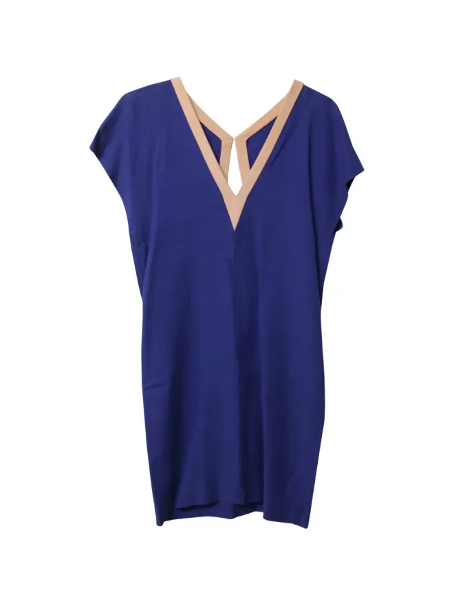 Balenciaga Pre-Owned Balenciaga Pre-Owned ビンテージ カットアウトミニドレス ブルーの商品画像