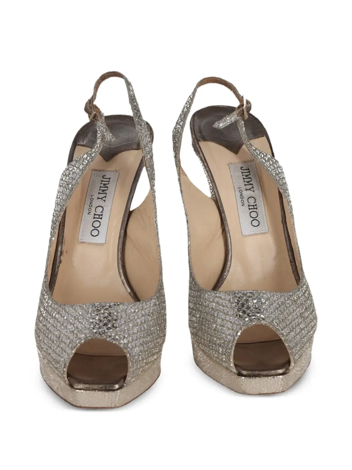 Jimmy Choo ビンテージ ノヴァ ピープトゥー サンダル - 画像5
