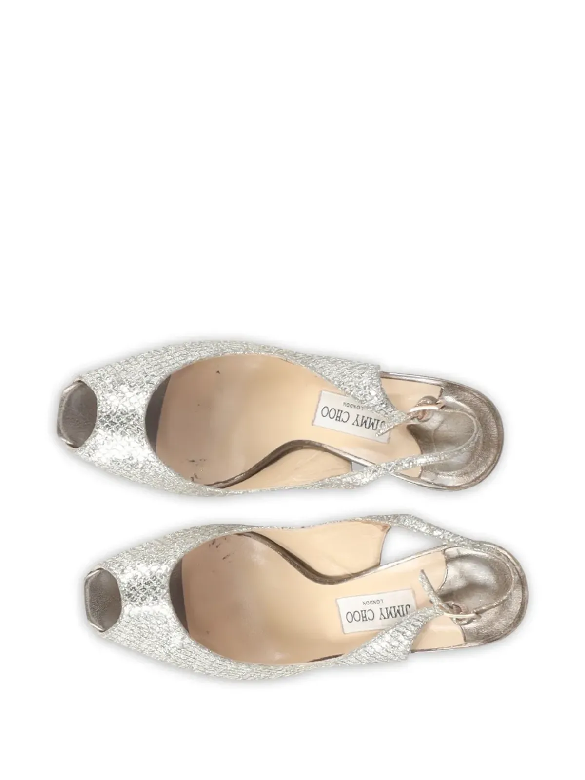 Jimmy Choo ビンテージ ノヴァ ピープトゥー サンダル - 画像4