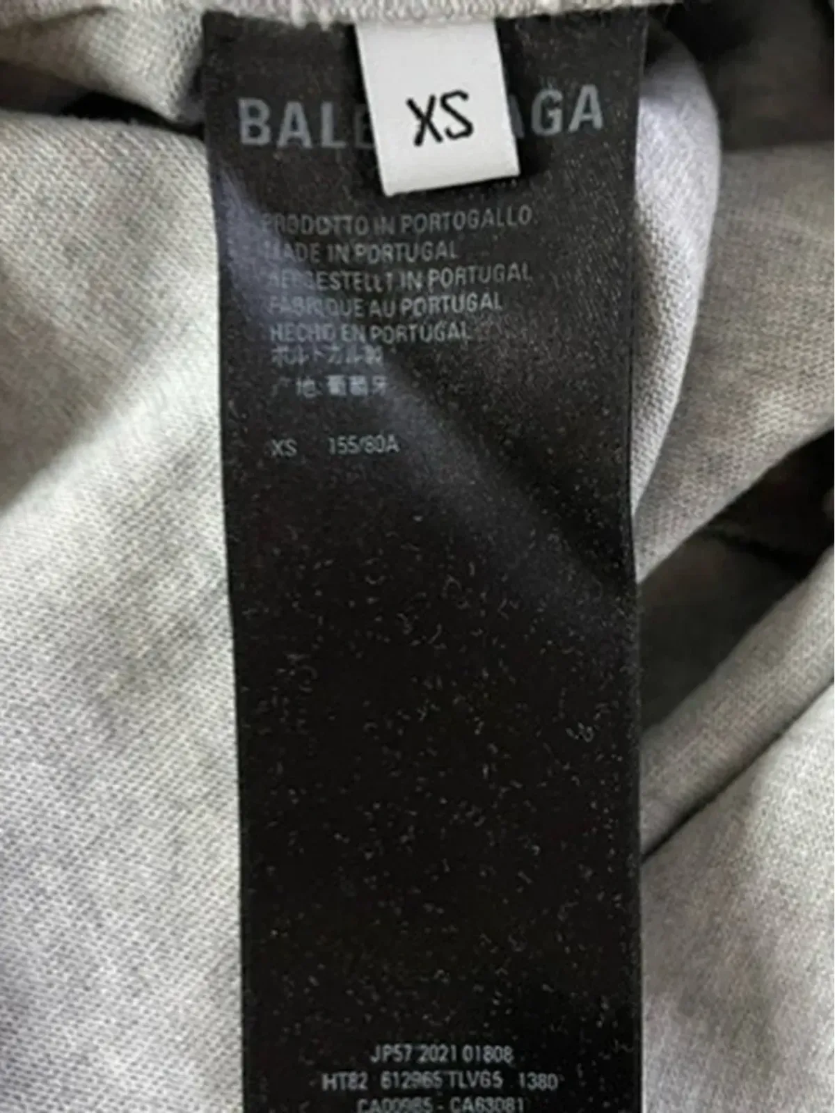 Balenciaga ビンテージ クルーネックTシャツ - グレー - 画像4