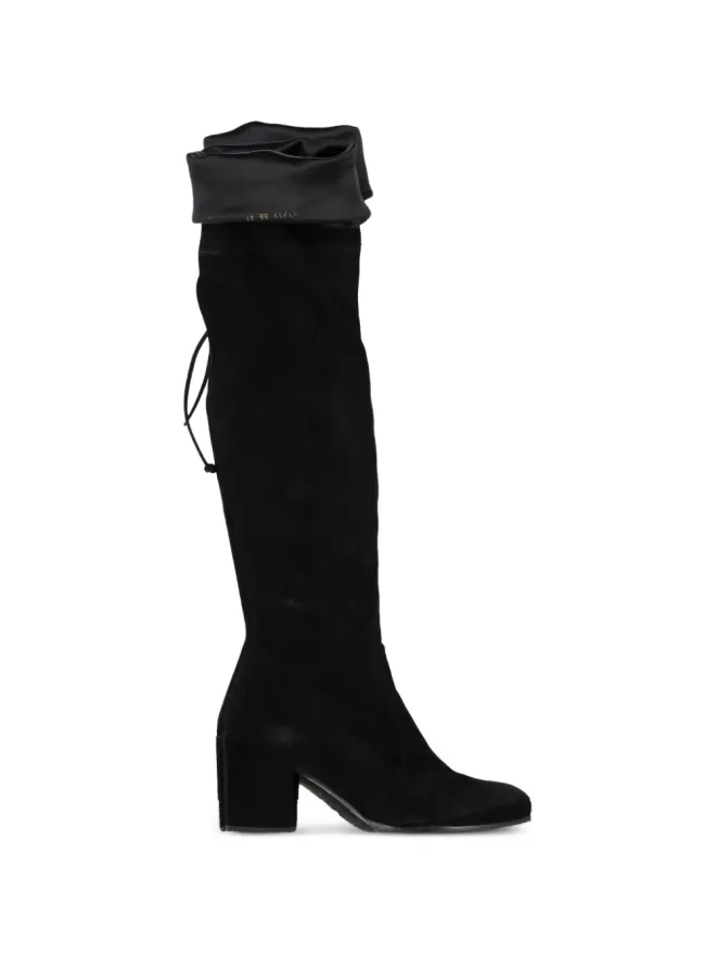 Stuart Weitzman Stuart Weitzman レザー オーバー・ザ・ニー ブーツ - ブラックの商品画像