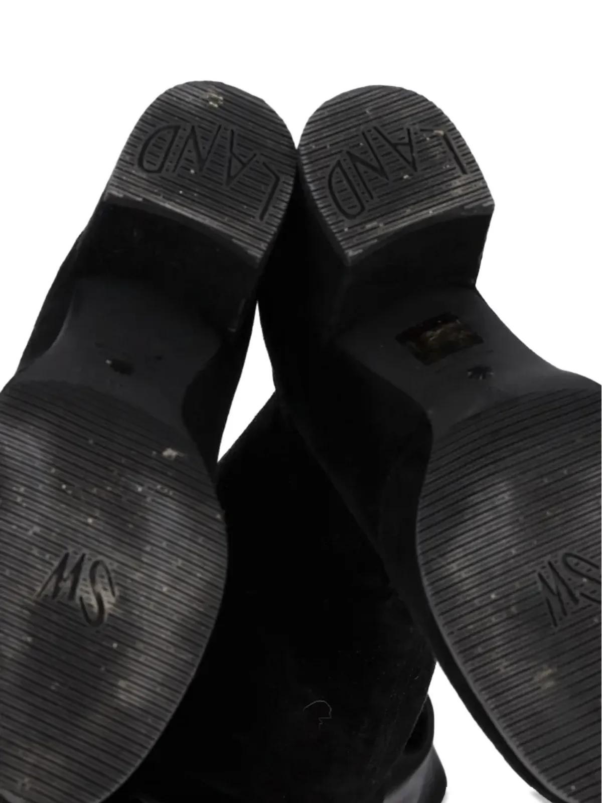 Stuart Weitzman レザー オーバー・ザ・ニー ブーツ - ブラック - 画像5
