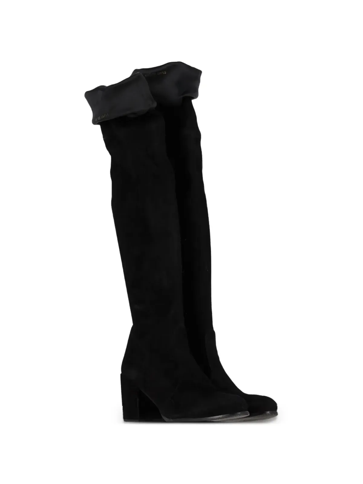 Stuart Weitzman レザー オーバー・ザ・ニー ブーツ - ブラック - 画像2