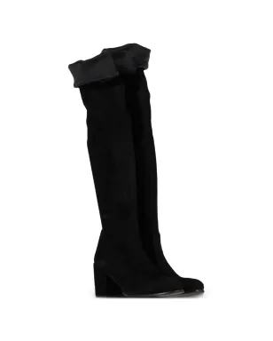 Stuart Weitzman レザー オーバー・ザ・ニー ブーツ - ブラック - サムネイル2