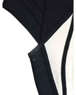 Herve Leger アキラ キャップスリーブ ミニドレス - サムネイル3