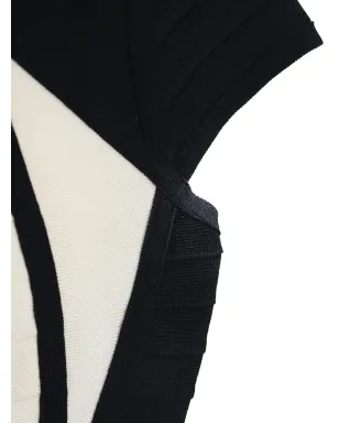 Herve Leger アキラ キャップスリーブ ミニドレス - サムネイル4