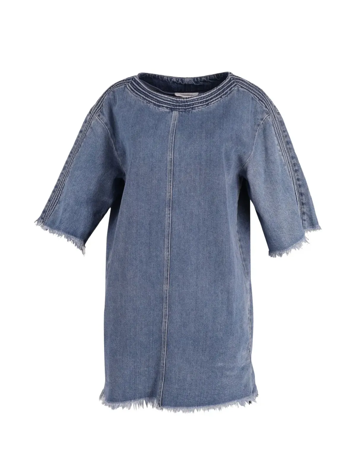 Chloé Vintage フレイドエッジデニムドレス - 画像1