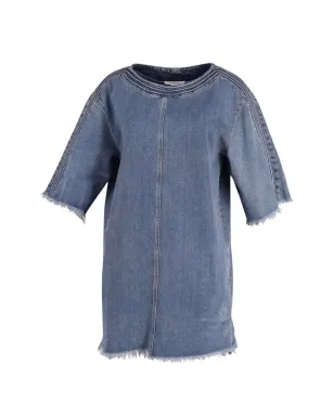 Chloé Vintage フレイドエッジデニムドレス - サムネイル1