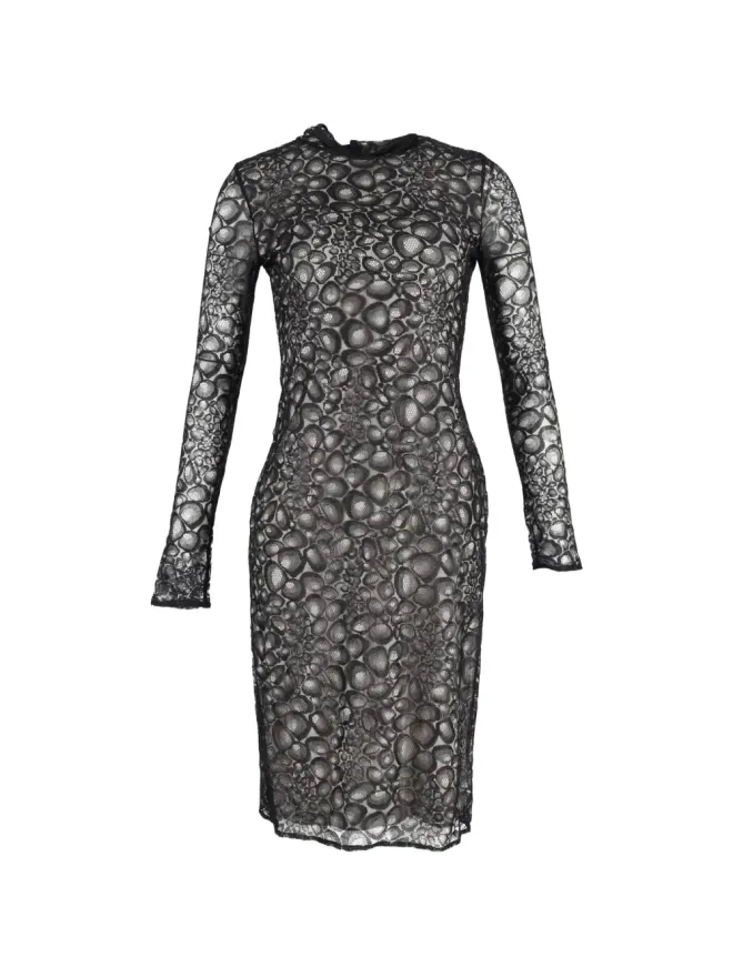 Diane Von Furstenberg Vintage Diane Von Furstenberg Vintage ロングスリーブ ミディドレスの商品画像