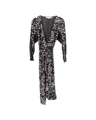 Diane Von Furstenberg Vintage ポルカドット柄 ラップドレス - サムネイル1