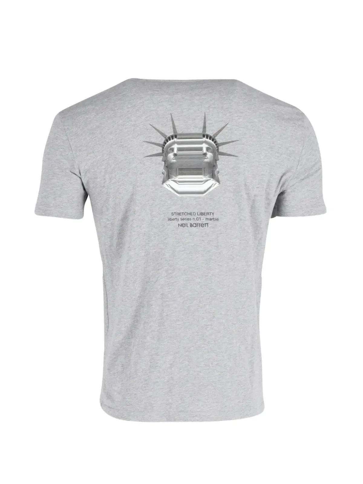 Neil Barrett コットンTシャツ - グレー - 画像2