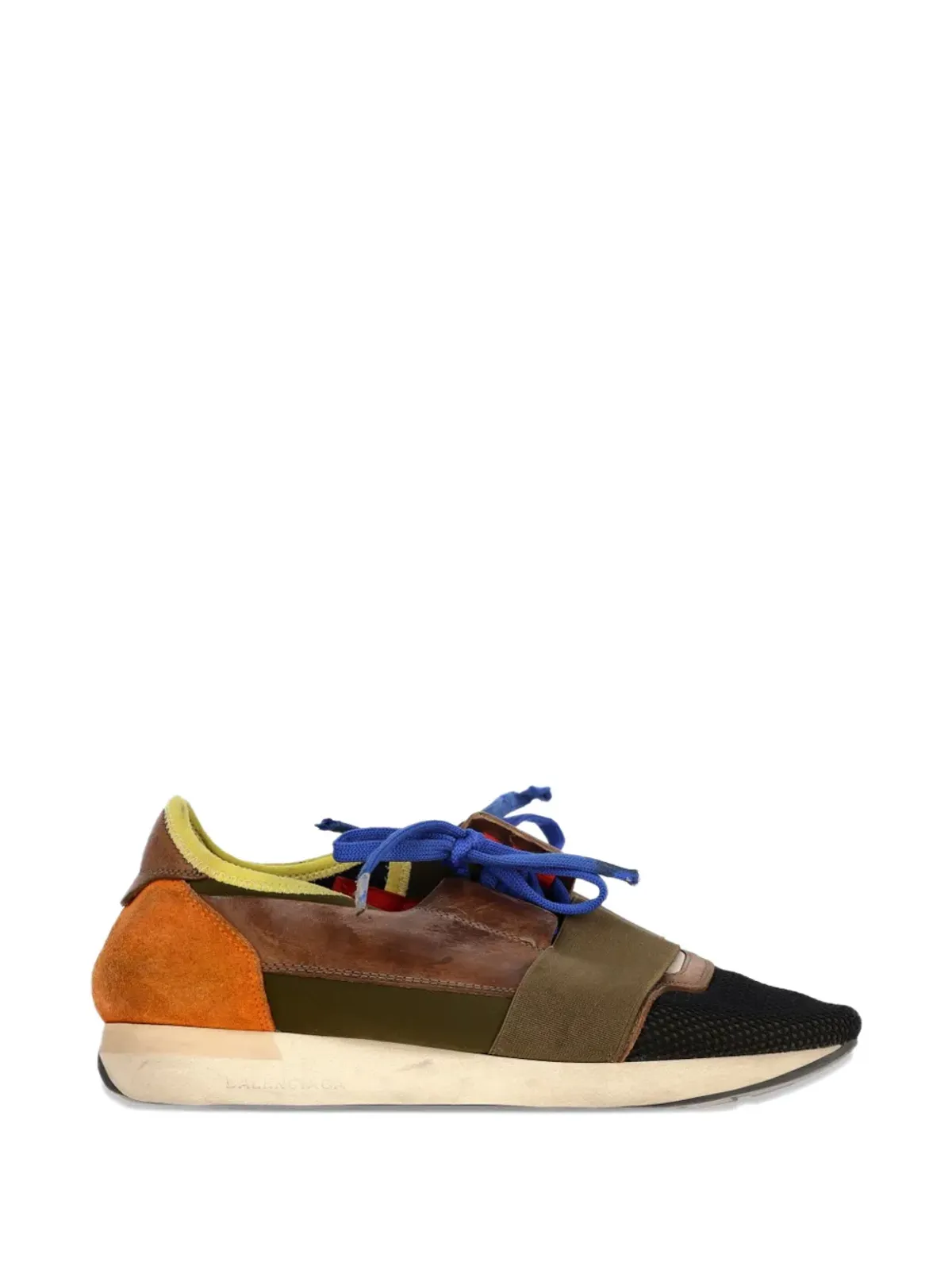 Balenciaga Pre-Owned レースアップスニーカー（ブラウン） - 画像1