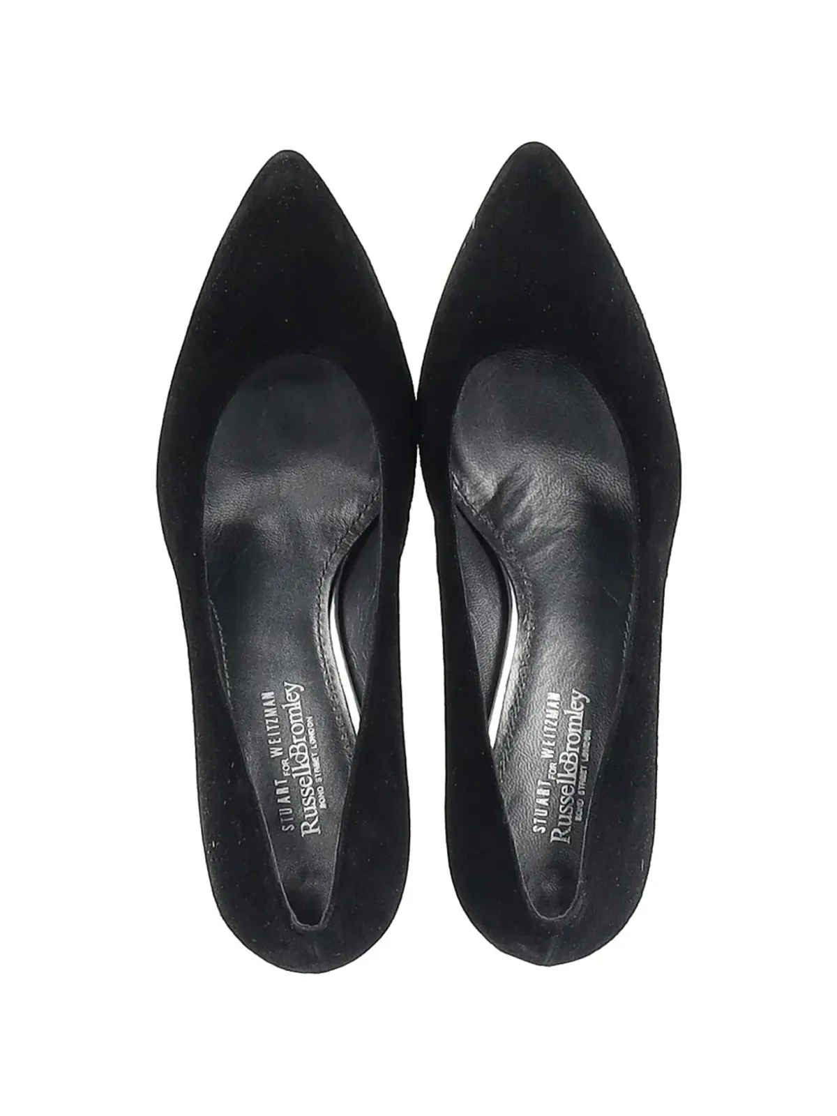 Stuart Weitzman x Russell & Bromley スエードヒールパンプス - 画像5