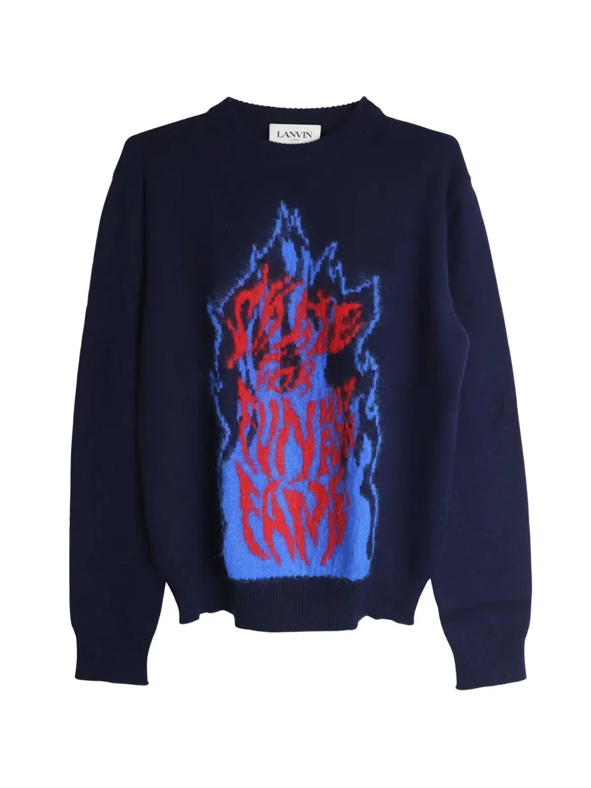 Lanvin Pre-Owned 炎柄ジャカードニットジャンパー - 画像1