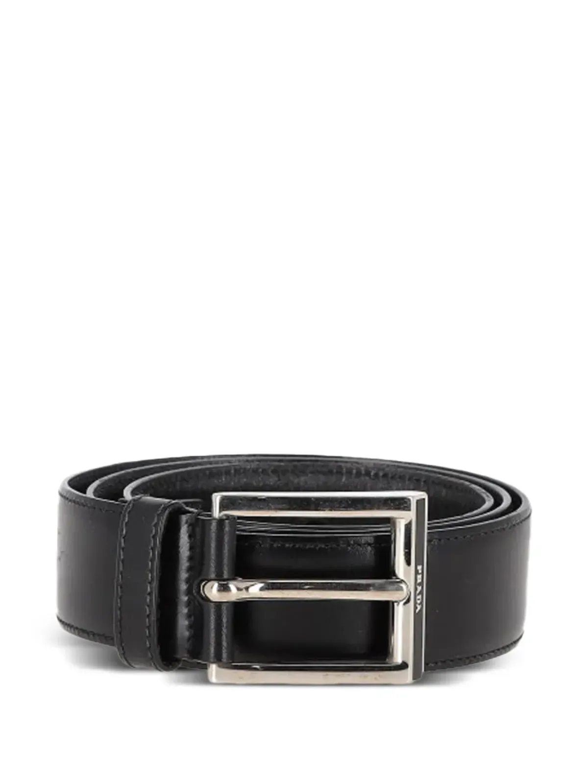 Prada Pre-Owned バックル付きレザーベルト - 画像1