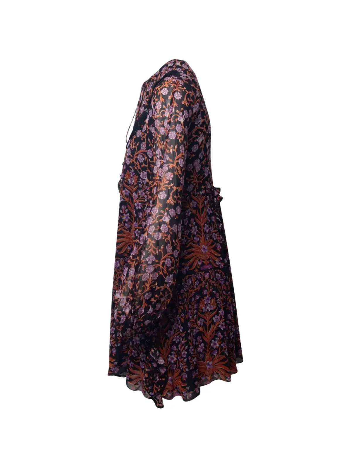 Giambattista Valli Vintage 花柄プリントミニドレス - Black - 画像1