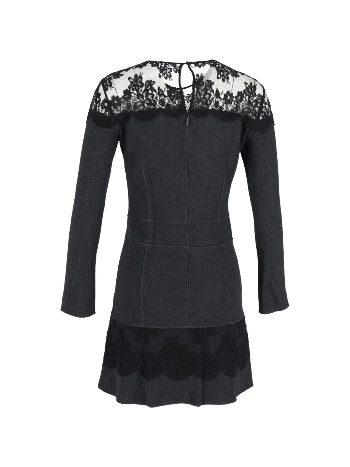 Roberto Cavalli Vintage レーストリム ミニドレス - 画像2
