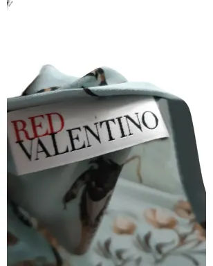 Red Valentino Vintage 鳥柄プリント リボン付きミニドレス - サムネイル3