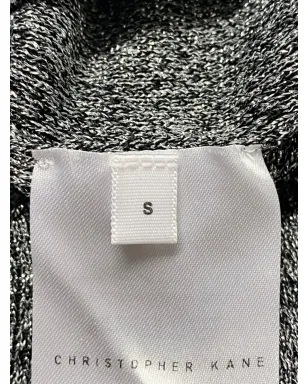 Christopher Kane 丸首オープンニットトップ - グレー - サムネイル3
