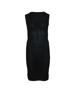 Alaïa ビンテージ ノースリーブ・ミニドレス（ブラック） - サムネイル1