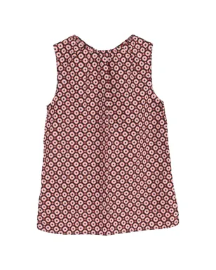 Marni Pre-Owned ピンクの柄入りノースリーブブラウス - サムネイル1