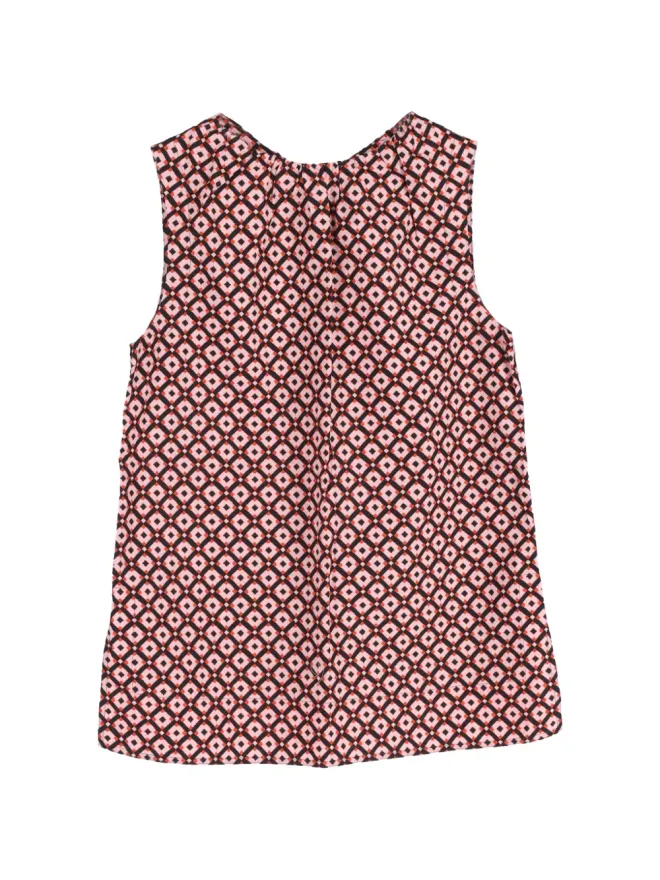 Marni Pre-Owned Marni Pre-Owned ピンクの柄入りノースリーブブラウスの商品画像