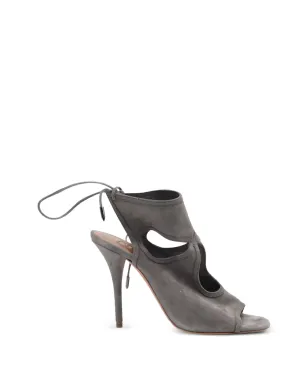 Aquazzura セクシー・シング・スエード・サンダル - グレー - サムネイル1