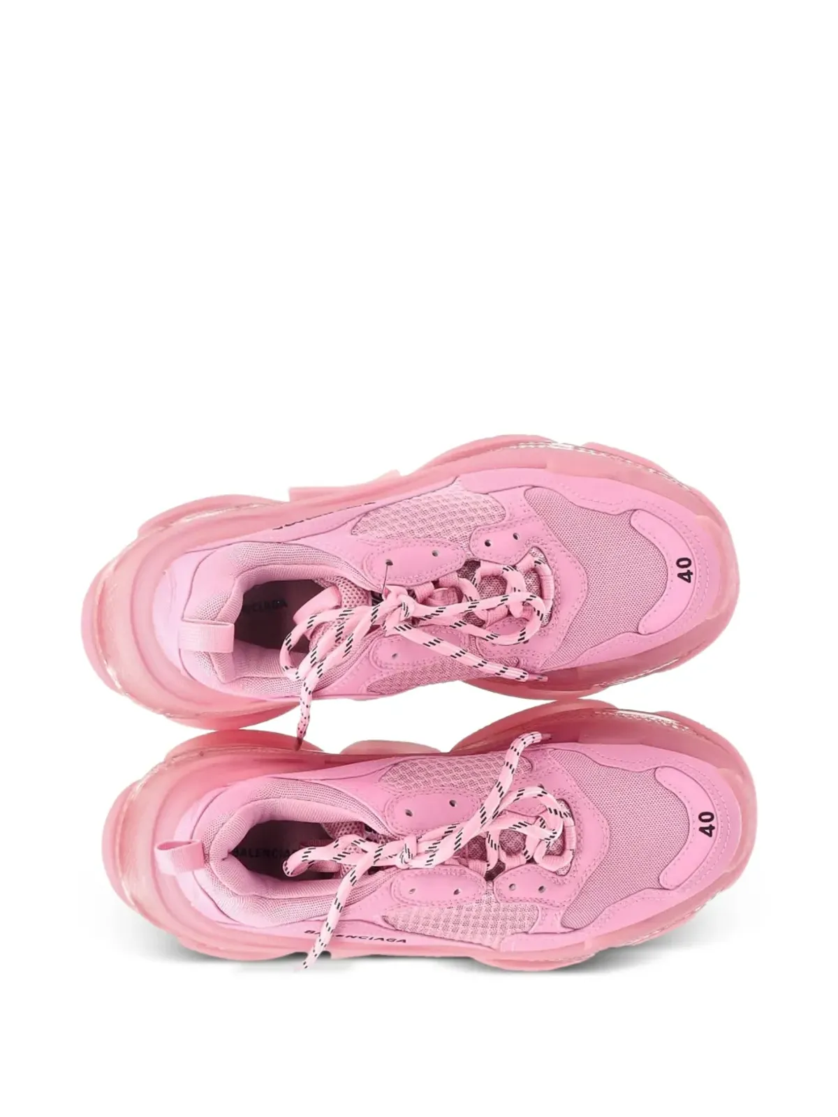 Balenciaga Pre-Owned トリプルS クリアソール スニーカー - 画像4