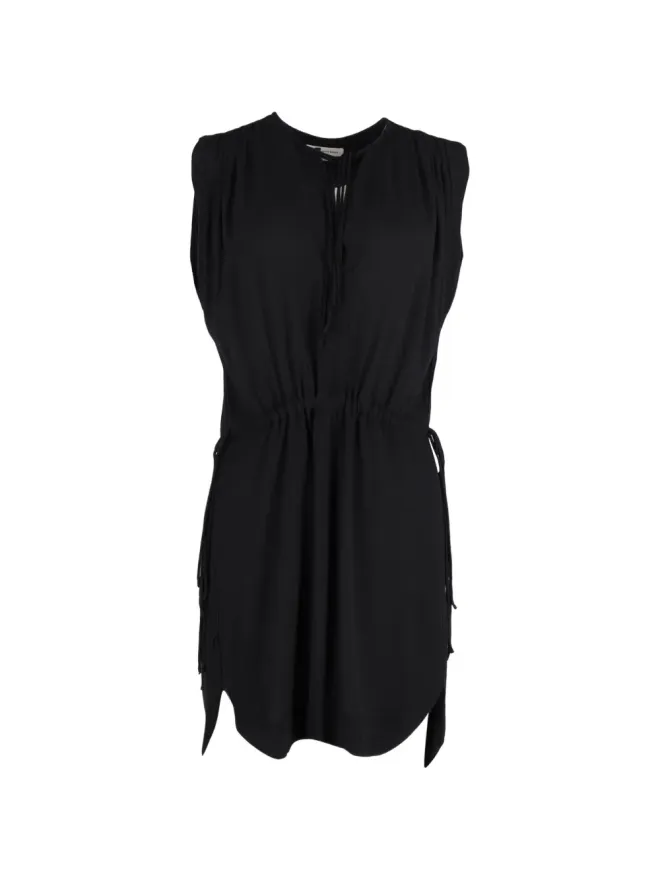 Isabel Marant Vintage Isabel Marant Vintage ブラックのドローストリングウエストドレスの商品画像