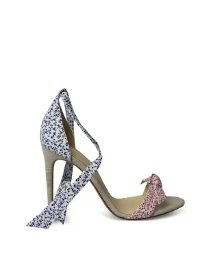 Alexandre Birman Clarita フローラルプリント ノットヒール - サムネイル1