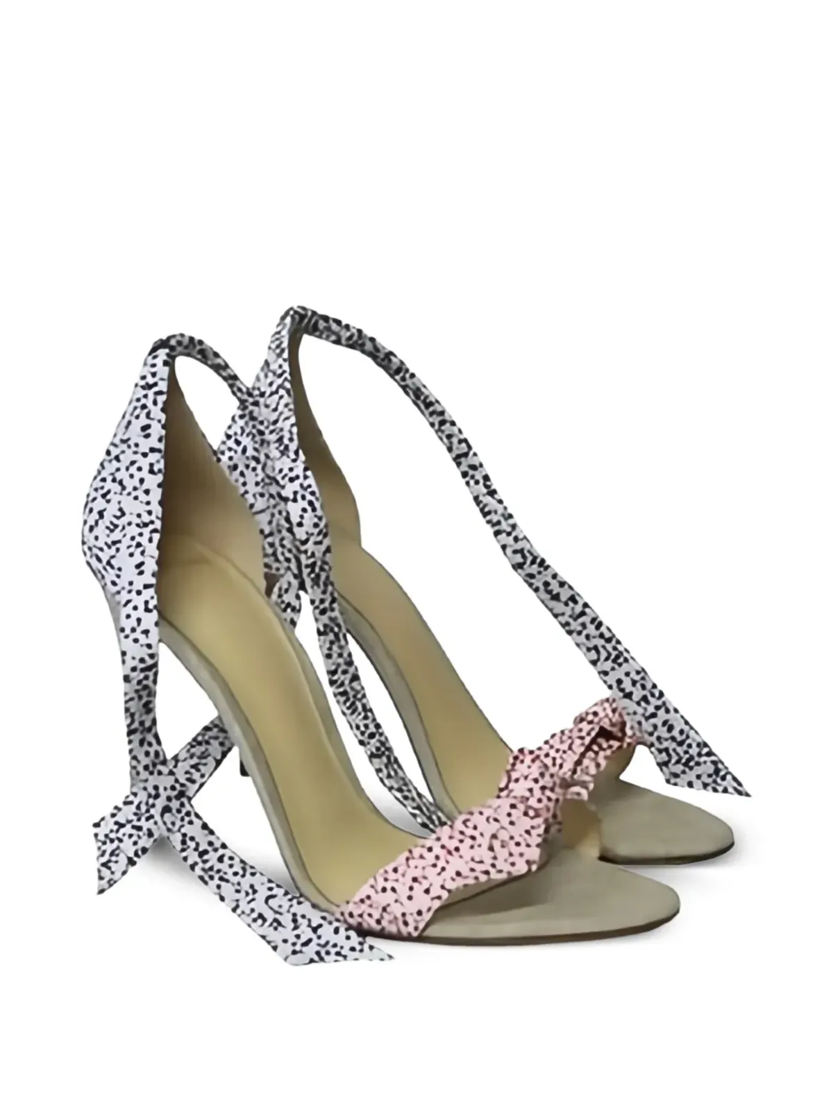 Alexandre Birman Clarita フローラルプリント ノットヒール - 画像2