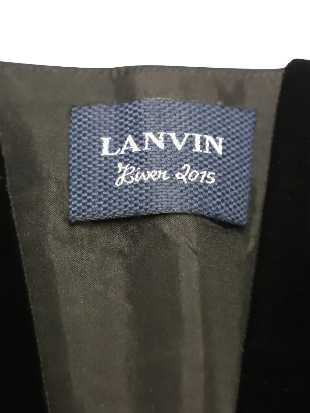 Lanvin Pre-Owned ベルベットディテール ミニドレス - グレー - 画像3