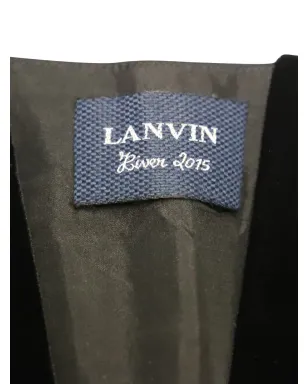 Lanvin Pre-Owned ベルベットディテール ミニドレス - グレー - サムネイル3