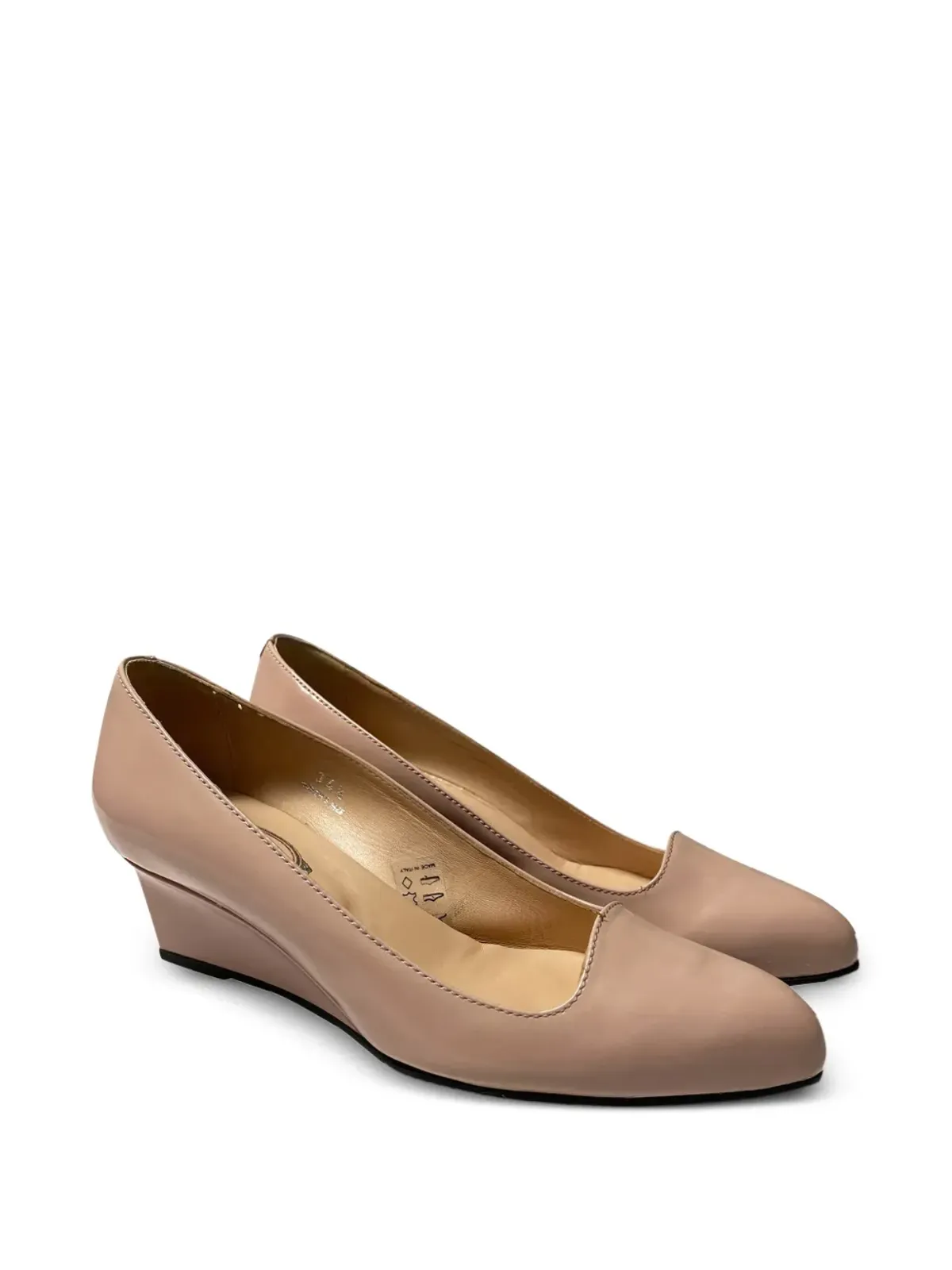 Tod's Vintage ポインテッドウェッジパンプス - 画像2