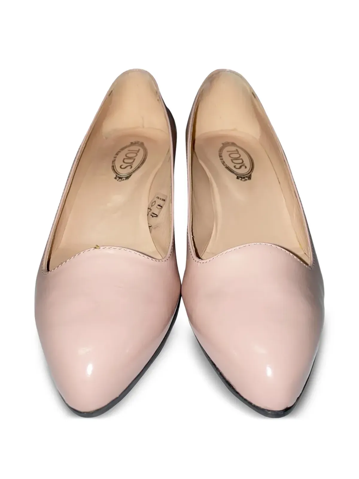 Tod's Vintage ポインテッドウェッジパンプス - 画像4