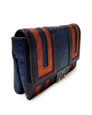 Anya Hindmarch エベネザー メタリックエフェクト ストライプ ショルダーバッグ - サムネイル3