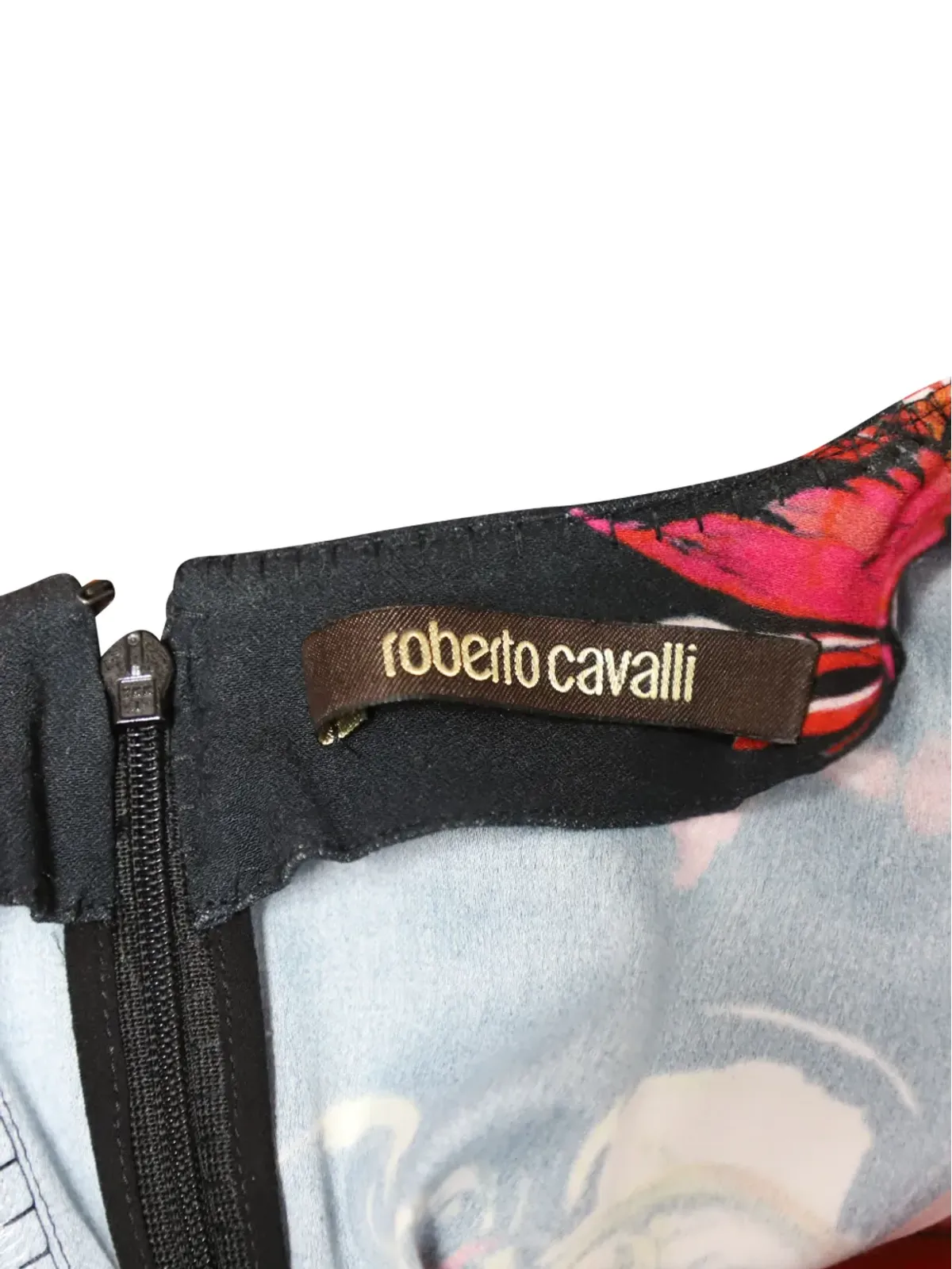 Roberto Cavalli Vintage フィリグリープリントのシースドレス - 画像4