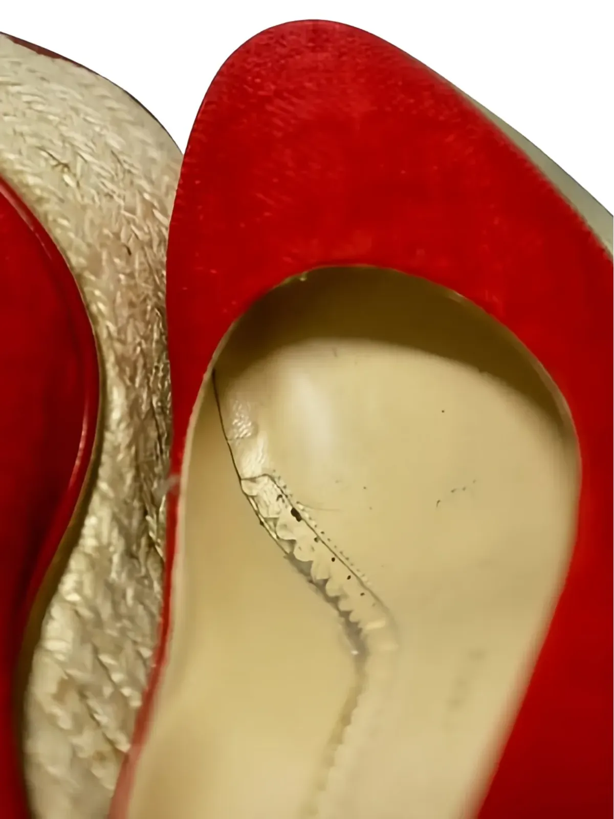 Charlotte Olympia カーメン プラットフォーム エスパドリーユ - レッド - 画像5