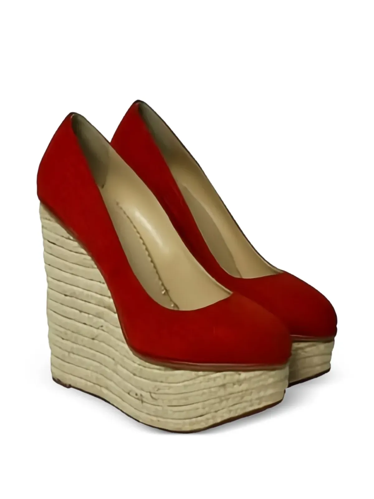 Charlotte Olympia カーメン プラットフォーム エスパドリーユ - レッド - 画像2