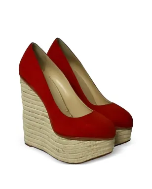 Charlotte Olympia カーメン プラットフォーム エスパドリーユ - レッド - サムネイル2