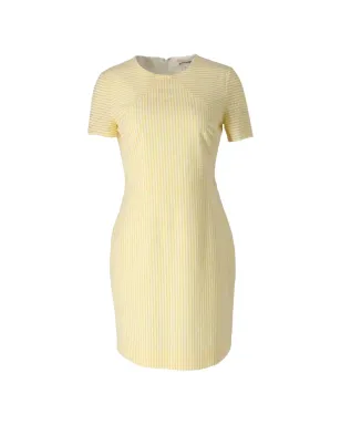 Diane Von Furstenberg Vintage ストライプ柄ミニドレス イエロー - サムネイル1