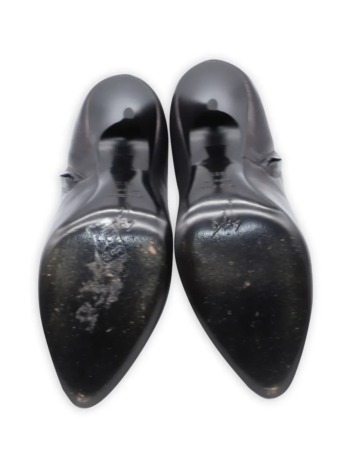 Giuseppe Zanotti Vintage 革のアンクルブーツ - 画像4
