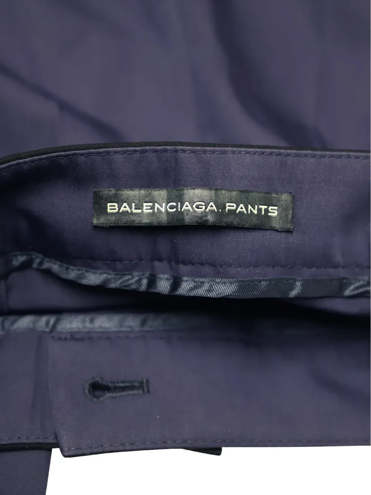 Balenciaga Pre-Owned 紫色のウエストバンドパンツ - 画像3