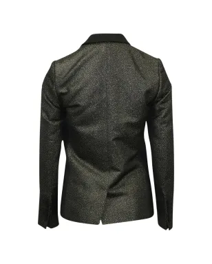 Zadig&Voltaire Vedax Dore メタリックブレザー - ブラック - サムネイル2