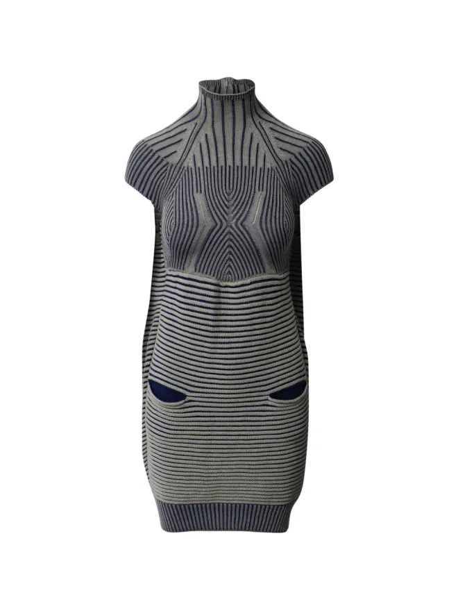 Peter Pilotto Peter Pilotto ストライプドレス - グレーの商品画像