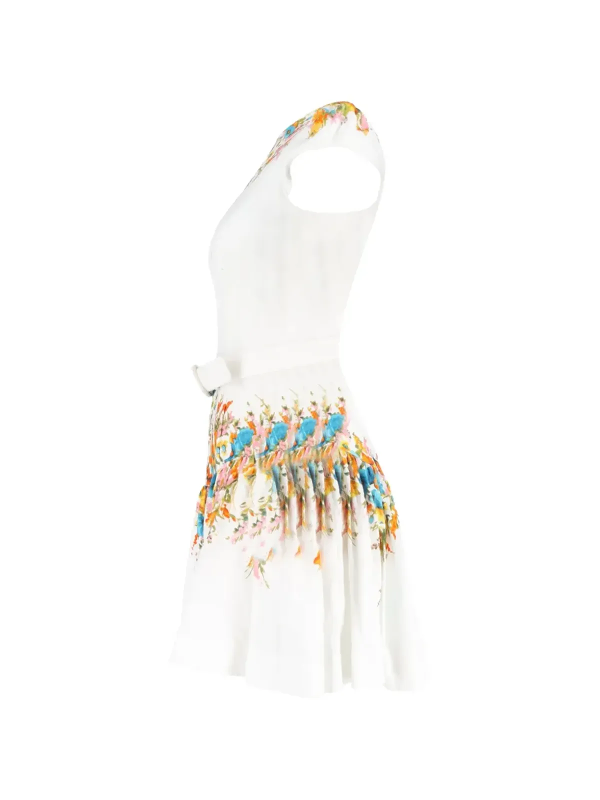 ZIMMERMANN Estelle 花柄プリント ベルト付きミニドレス - White - 画像2
