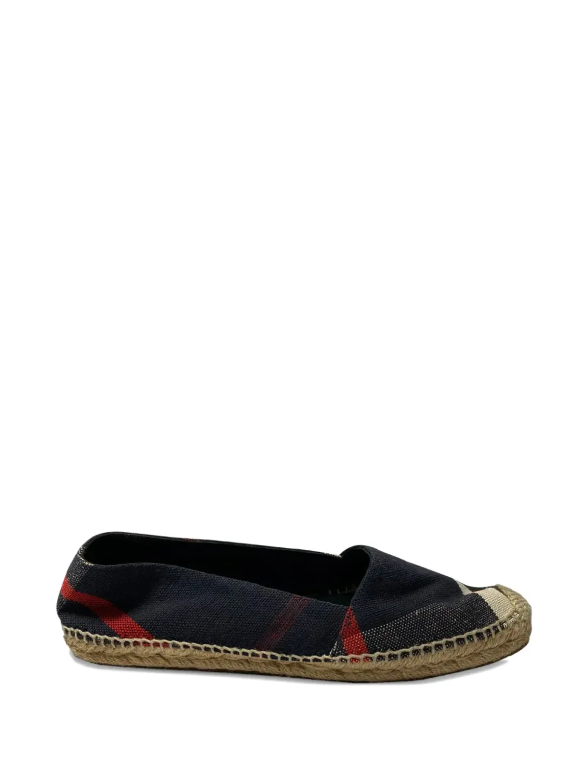 Burberry Pre-Owned チェック柄エスパドリーユ - 画像1